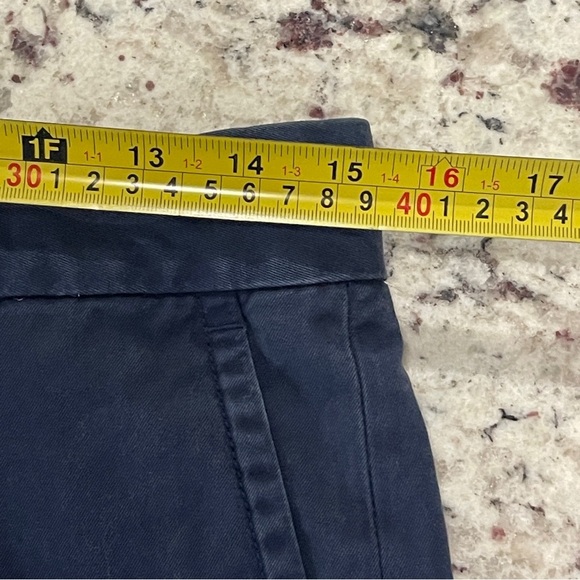 Polo Ralph Lauren Shorts Size 29 Navy Classic Flat Front Chino Casual Prepster - Picture 6 of 7